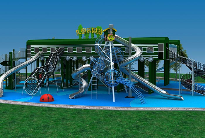 山西不锈钢滑梯厂家对围栏的三个设计要求