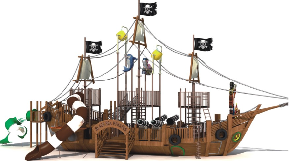 常见的大型户外山西非标定制滑梯的材质都有哪些？